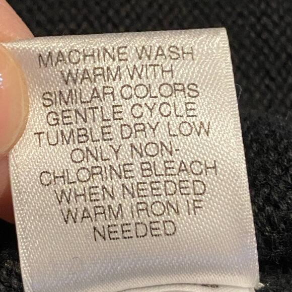 Cypress Links Black Cotton XL Golfers V-Neck Vest - Picture 5 of 5